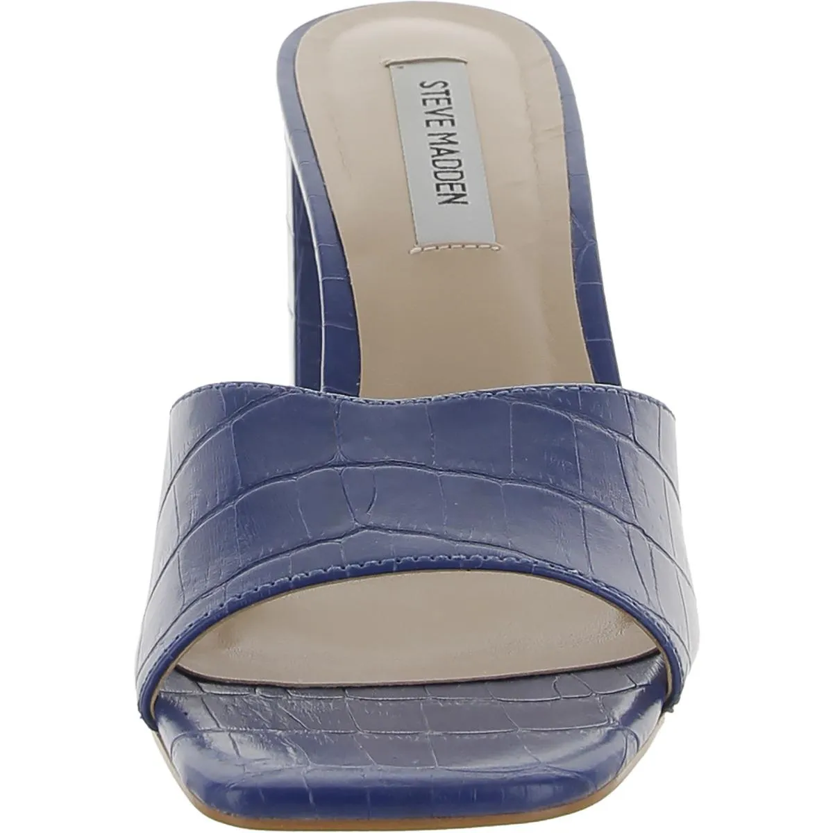 Alaya Womens Leather Slide Sandals