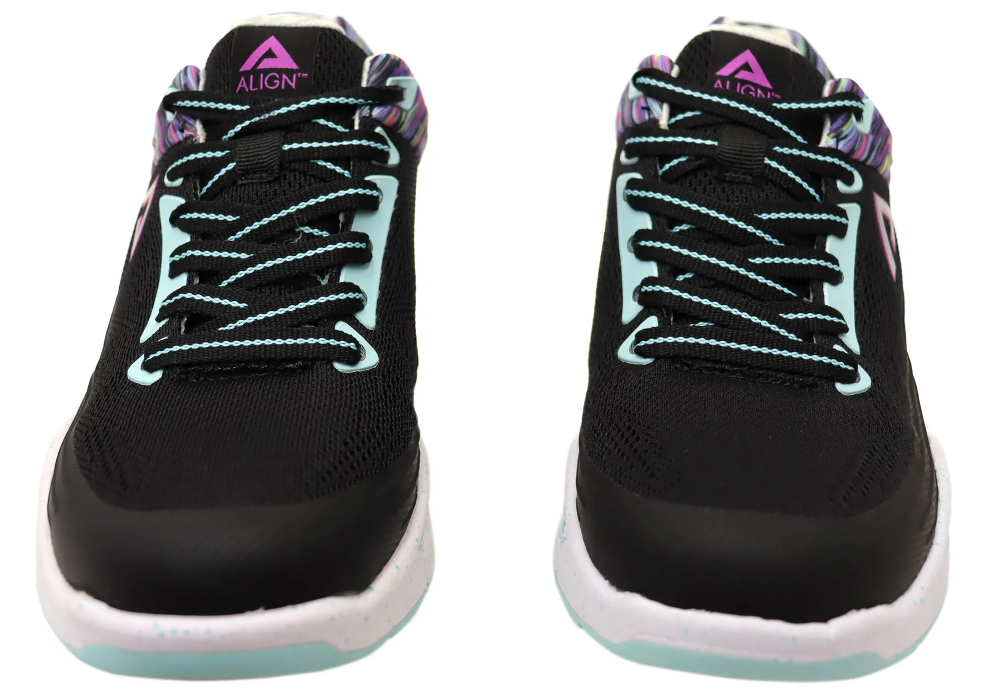 Align Lavoy Womens Supportive Wide Fit Arch Support Lace Up Shoes Align Shoes