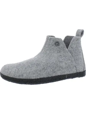 Andermatt Womens Wool Blend Shearling Booties