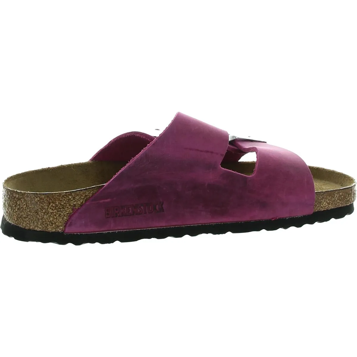 Arizona BS Womens Buckle Leather Slide Sandals