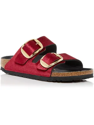 Arizona Rivet Logo Womens Canvas Slip On Slide Sandals