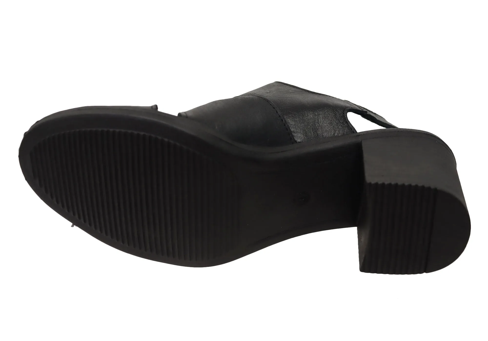 Balatore Carmen Womens Comfortable Brazilian Leather Mid Heel Sandals Balatore Shoes