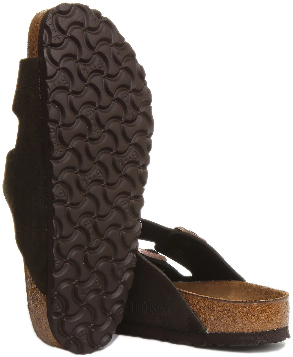Birkenstock Arizona BS In Mocha | Regular Fit Shoes Birkenstock