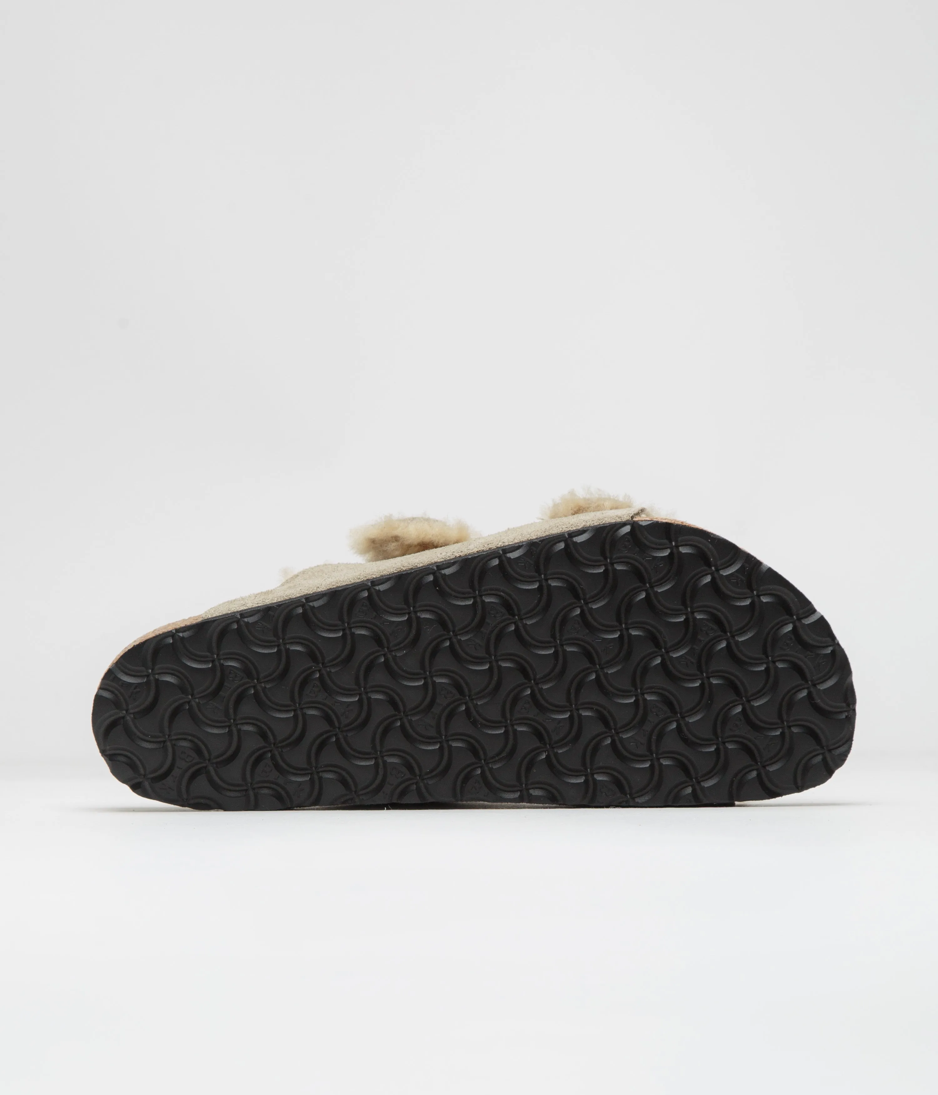 Birkenstock Arizona Shearling Sandals - Taupe Birkenstock Shoes
