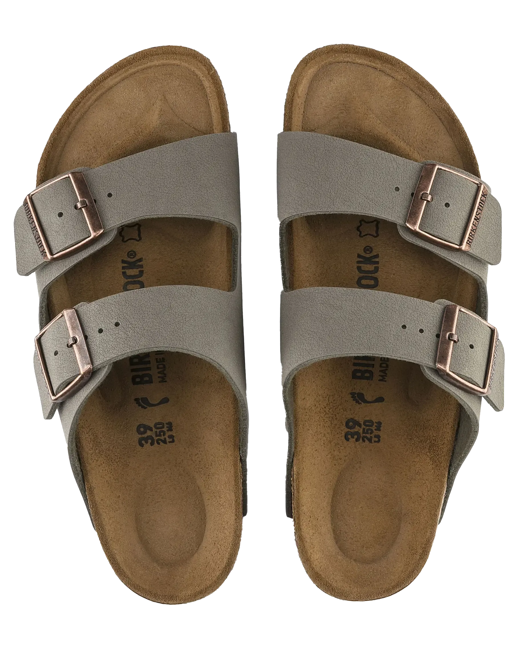 Birkenstock Shoes Arizona Birko Flor Sandals in Stone