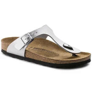 Birkenstock Shoes Gizeh Metallic Silver