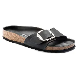 Birkenstock Shoes Madrid Big Buckle Black Narrow
