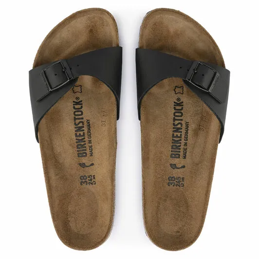 Birkenstock Shoes Madrid Black BF Narrow