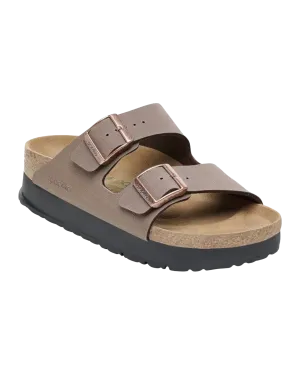 Birkenstock Shoes Papillio Arizona Birko-Flor Flex Platform Sandals in Mocha