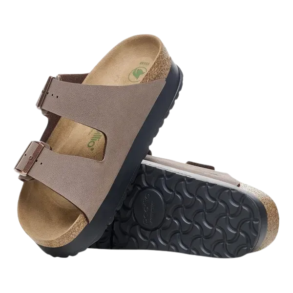 Birkenstock Shoes Papillio Arizona Birko-Flor Flex Platform Sandals in Mocha