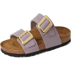 Birkenstock Shoes Sydney Luxe Buckle Faded Purple Patent Narrow