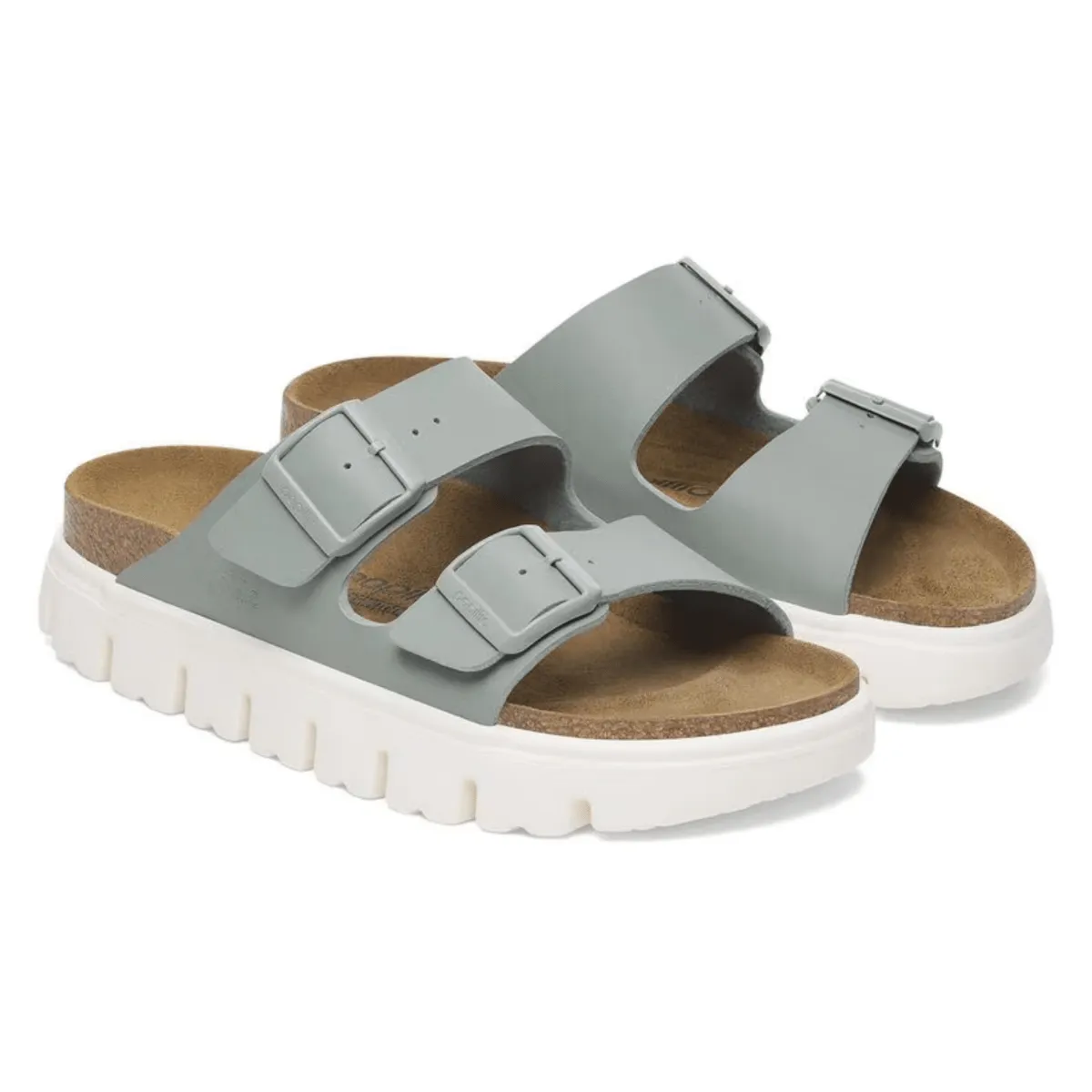 Birkenstock Women's Arizona Chunky Birko-Flor Pure Sage
