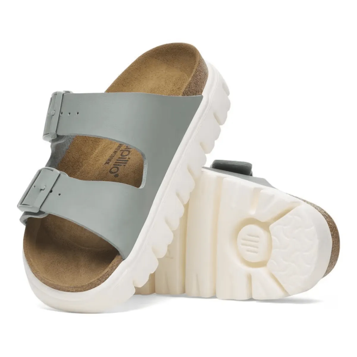 Birkenstock Women's Arizona Chunky Birko-Flor Pure Sage