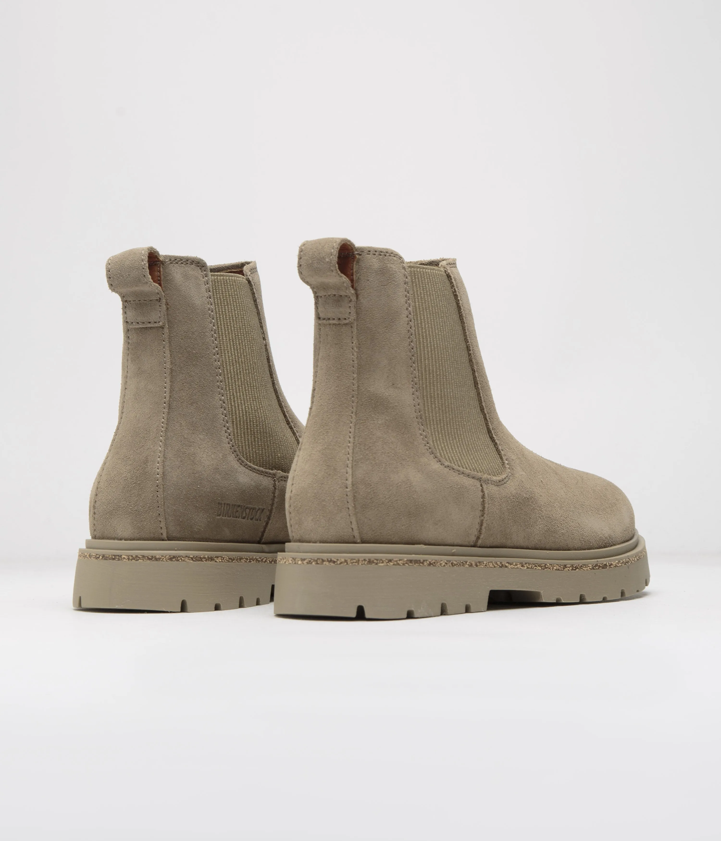Birkenstock Womens Highwood Slip On Shoes - Taupe Birkenstock Shoes