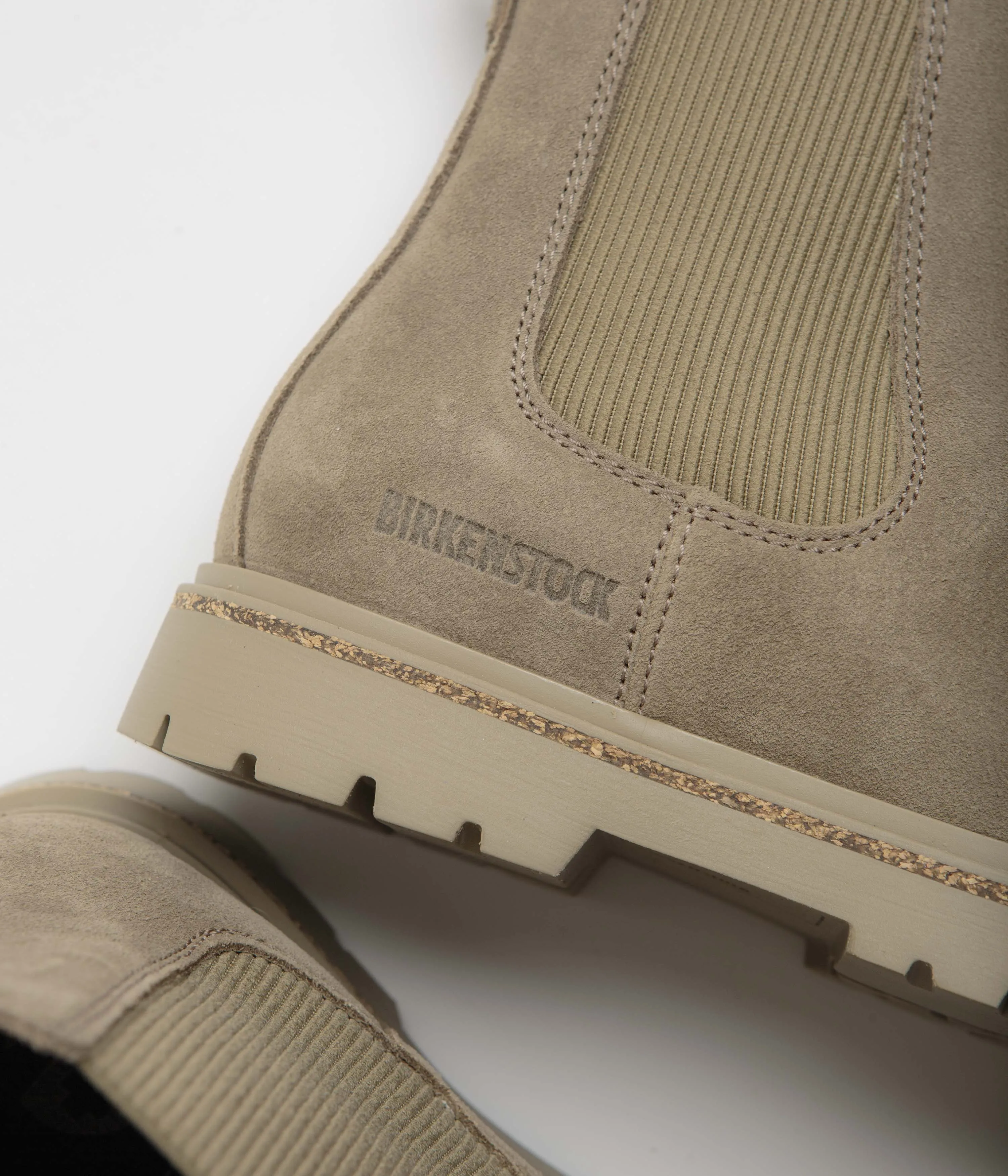 Birkenstock Womens Highwood Slip On Shoes - Taupe Birkenstock Shoes