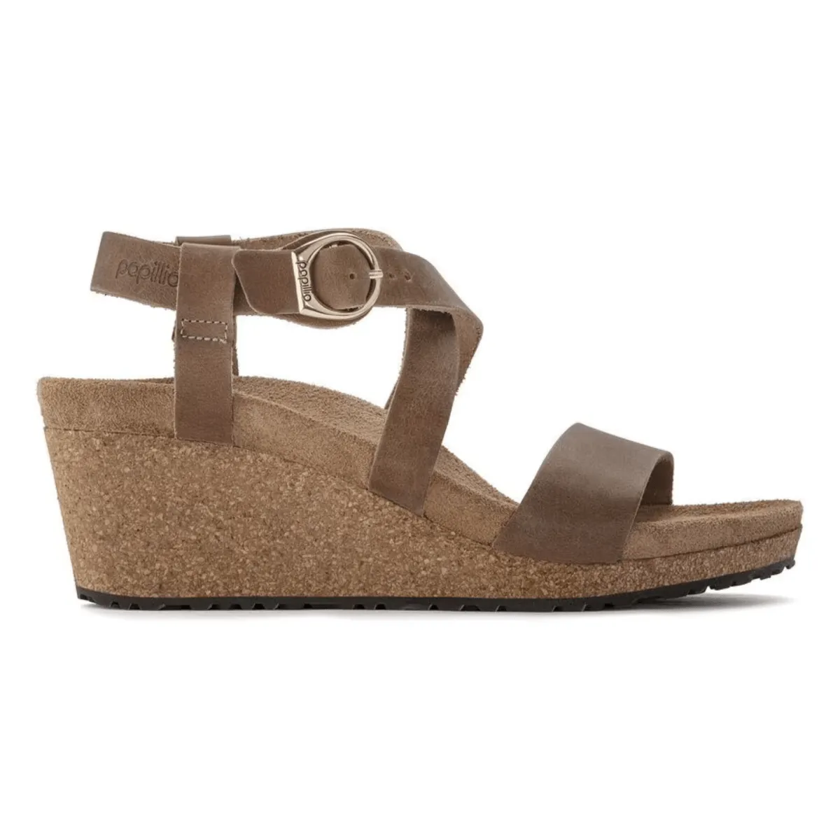 Birkenstock Women's Sibyl Ring-Buckle Oiled Leather Cognac