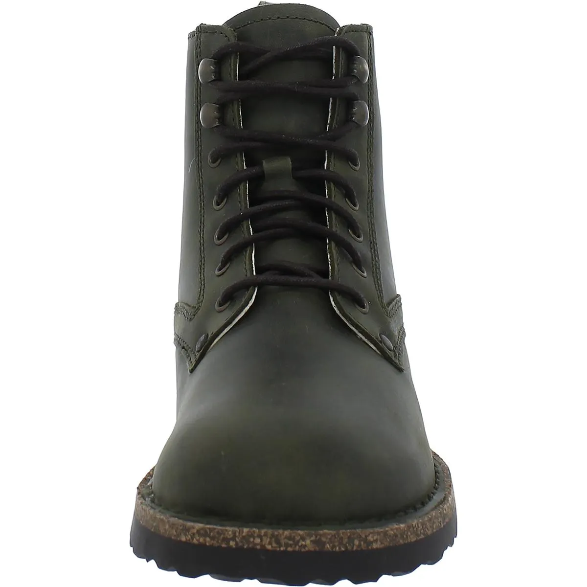 Bryson Shearling Womens Nubuck Leather Lace Up Combat & Lace-up Boots