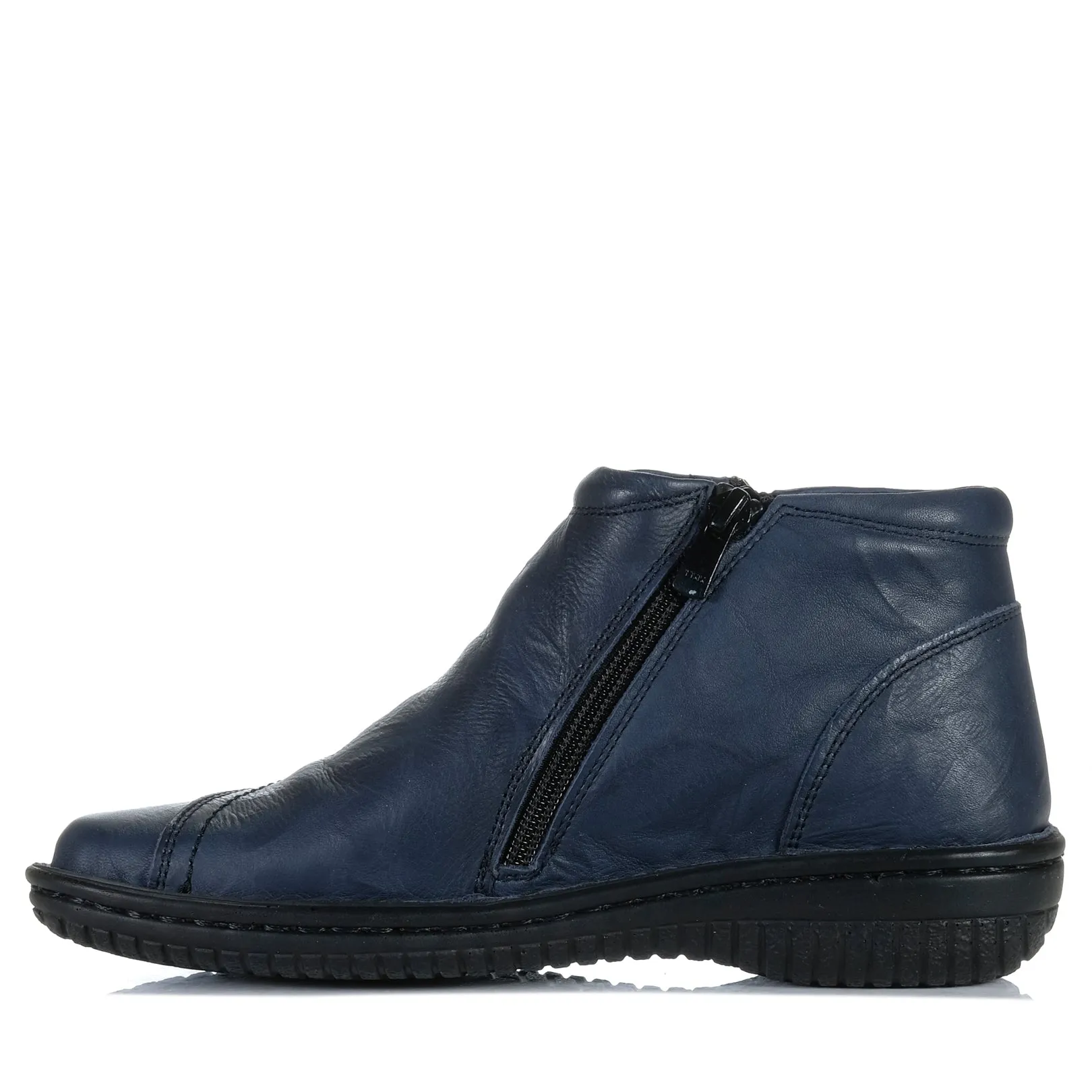 Cabello 5250-27 Navy Crinkle Shoes_Cabello