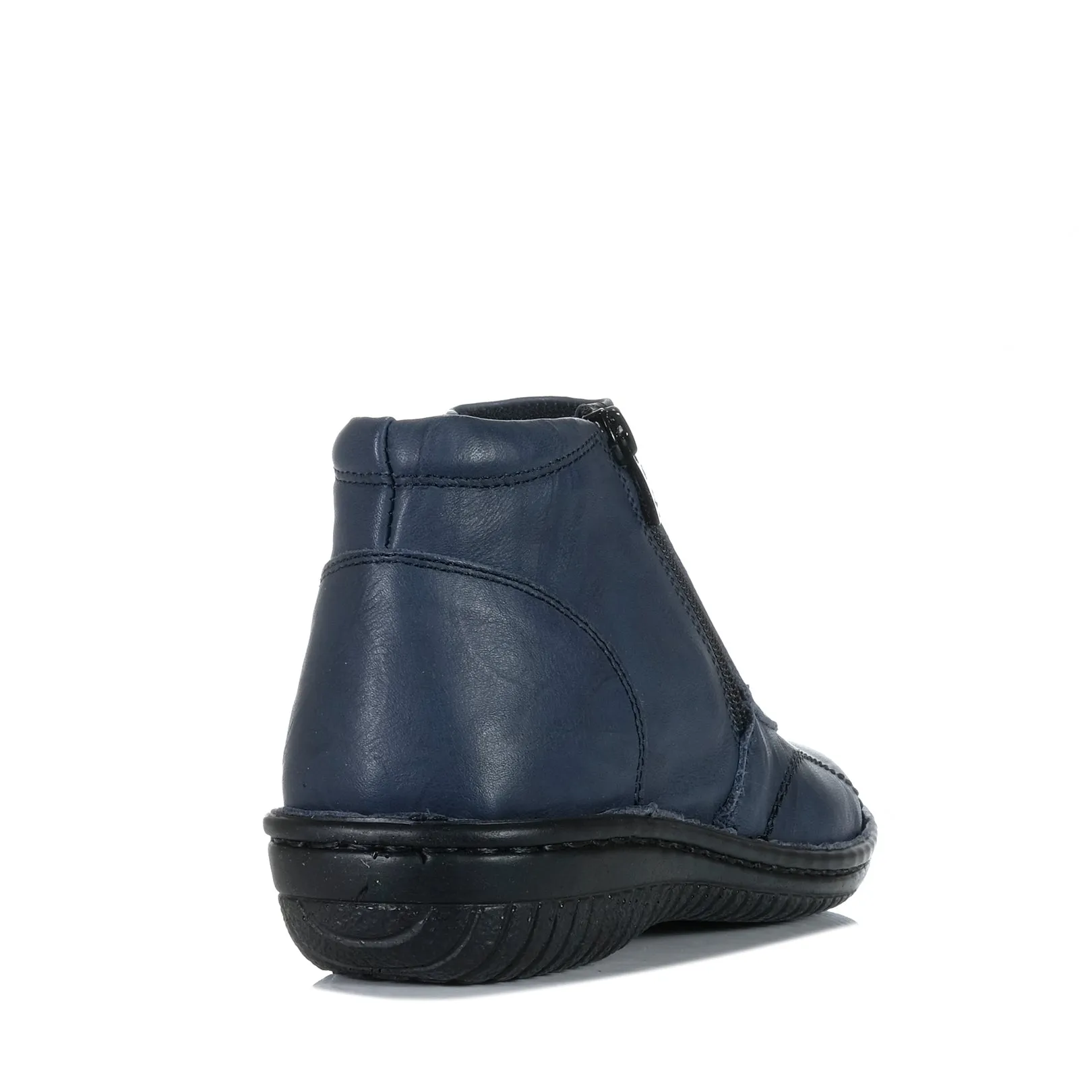 Cabello 5250-27 Navy Crinkle Shoes_Cabello