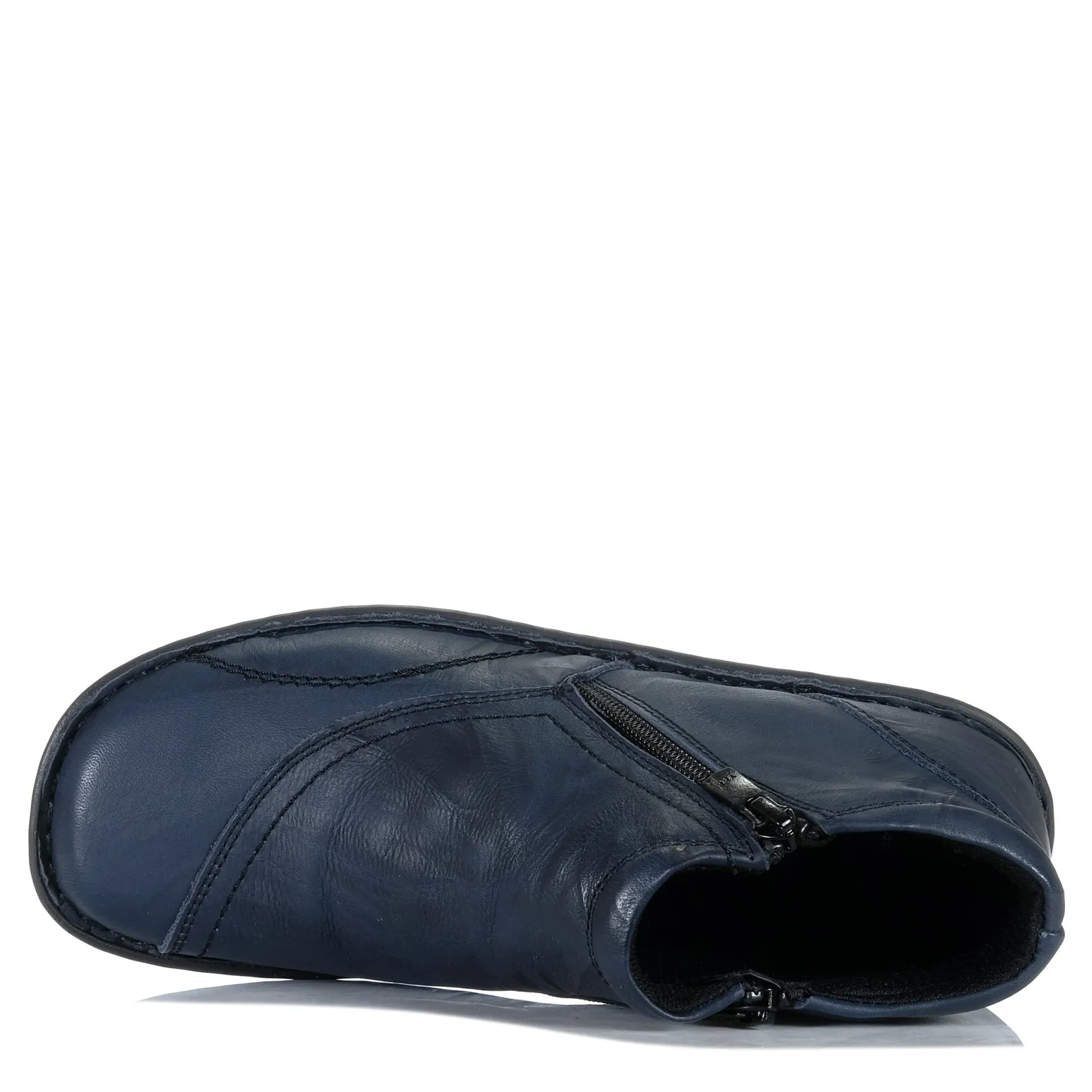 Cabello 5250-27 Navy Crinkle Shoes_Cabello