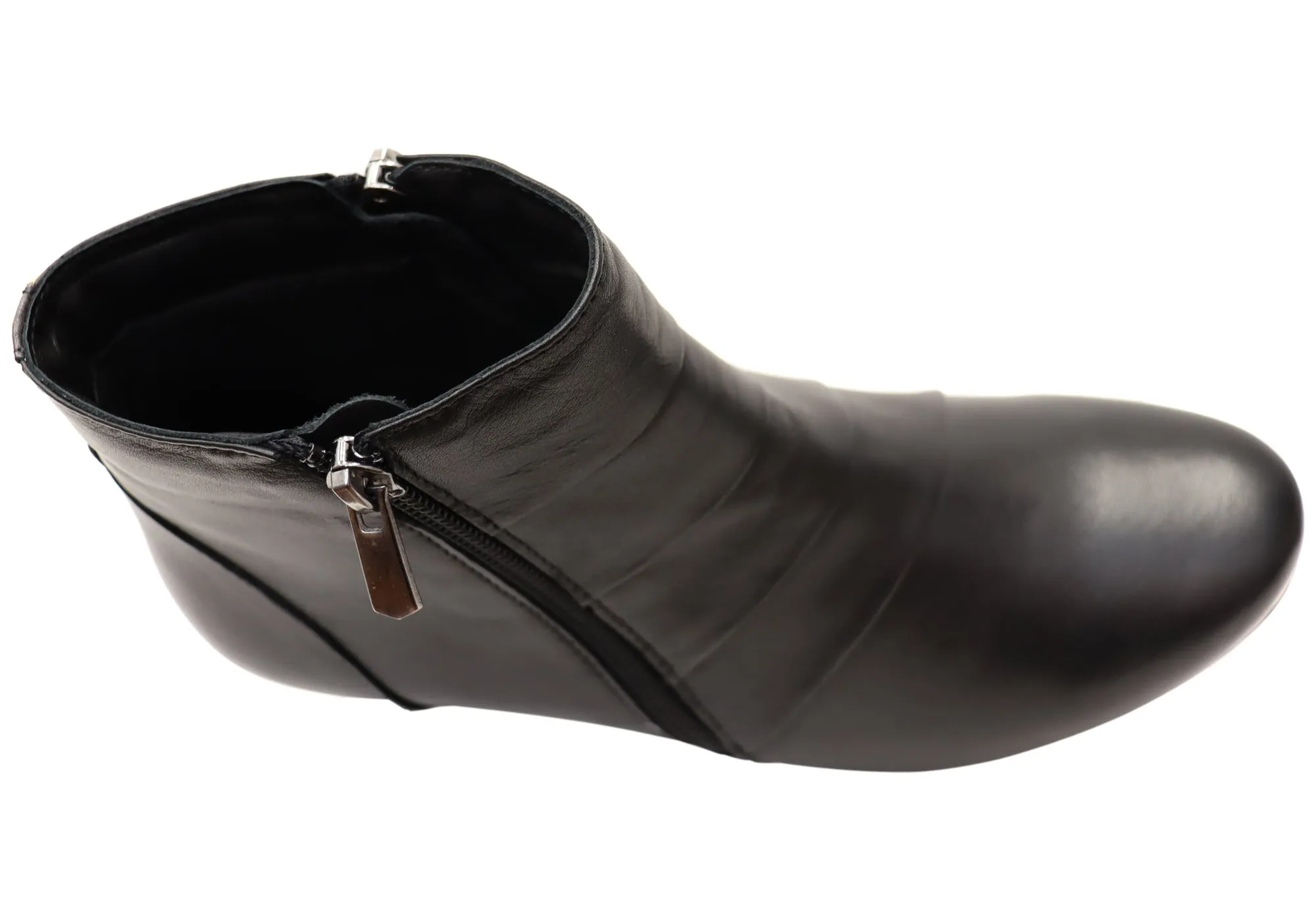 Cabello Comfort Elva Womens European Comfortable Leather Boots Cabello Comfort Shoes