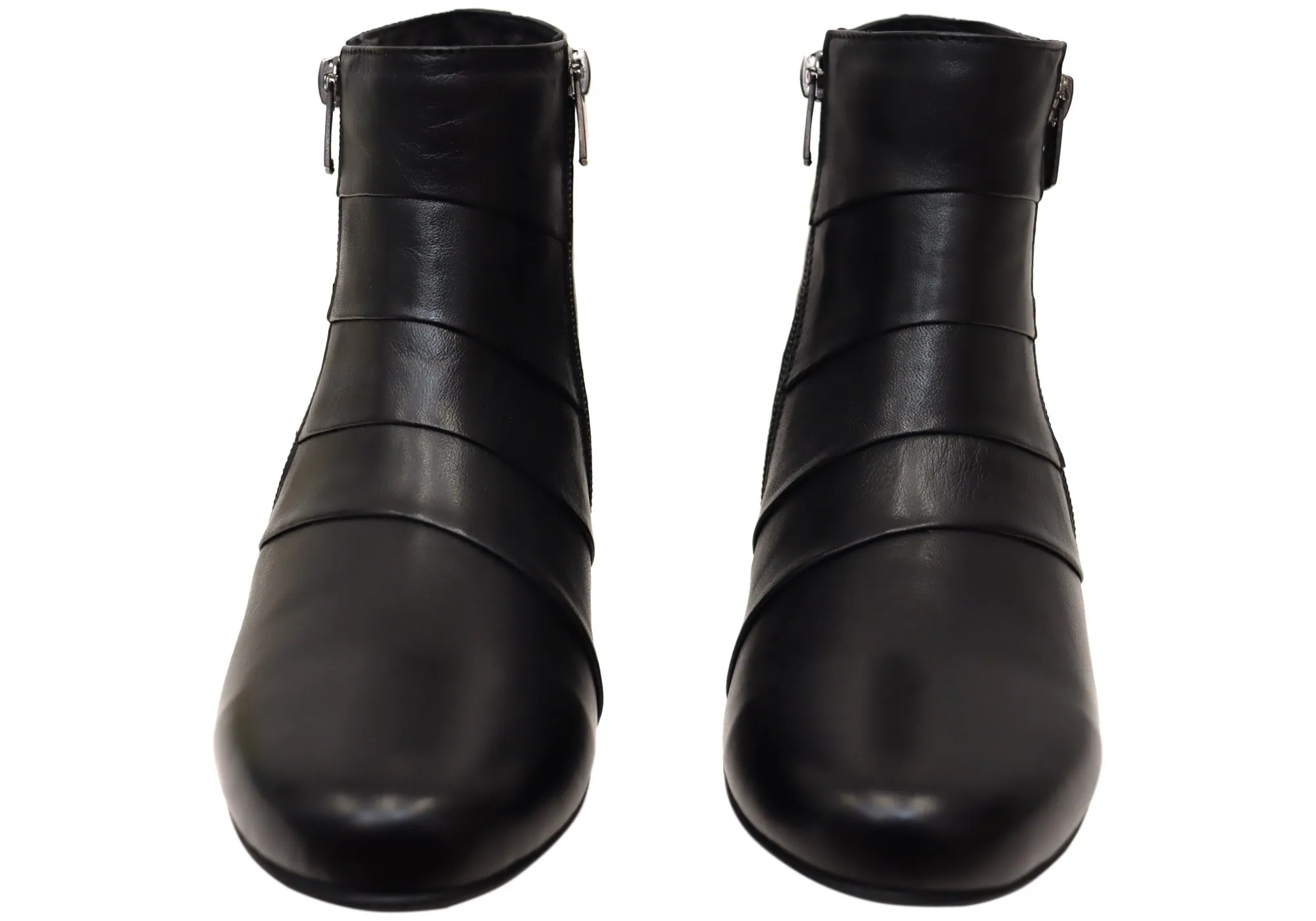 Cabello Comfort Elva Womens European Comfortable Leather Boots Cabello Comfort Shoes