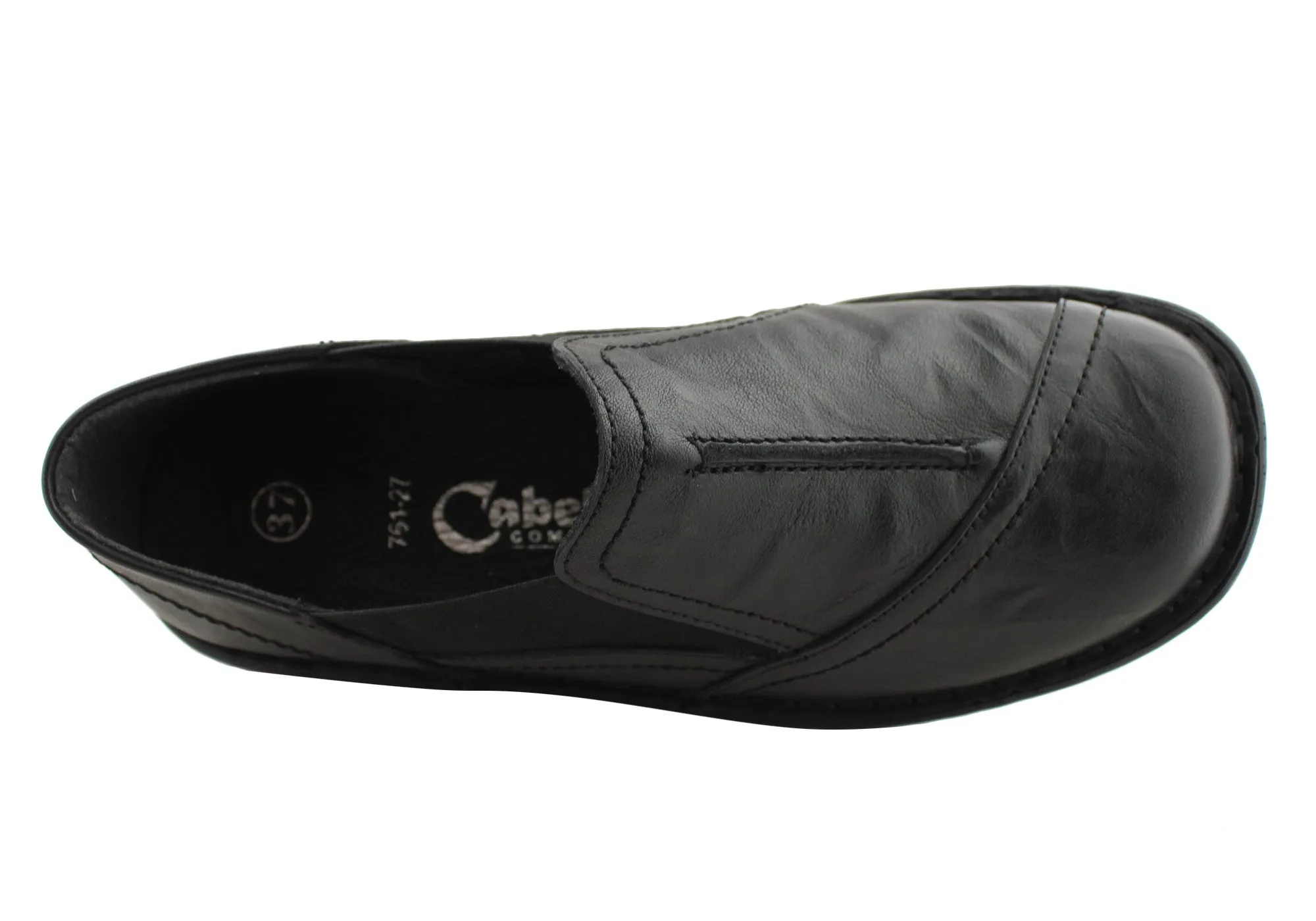 Cabello Comfort Womens 761-27 Leather Shoes Made In Turkey Cabello Comfort Shoes