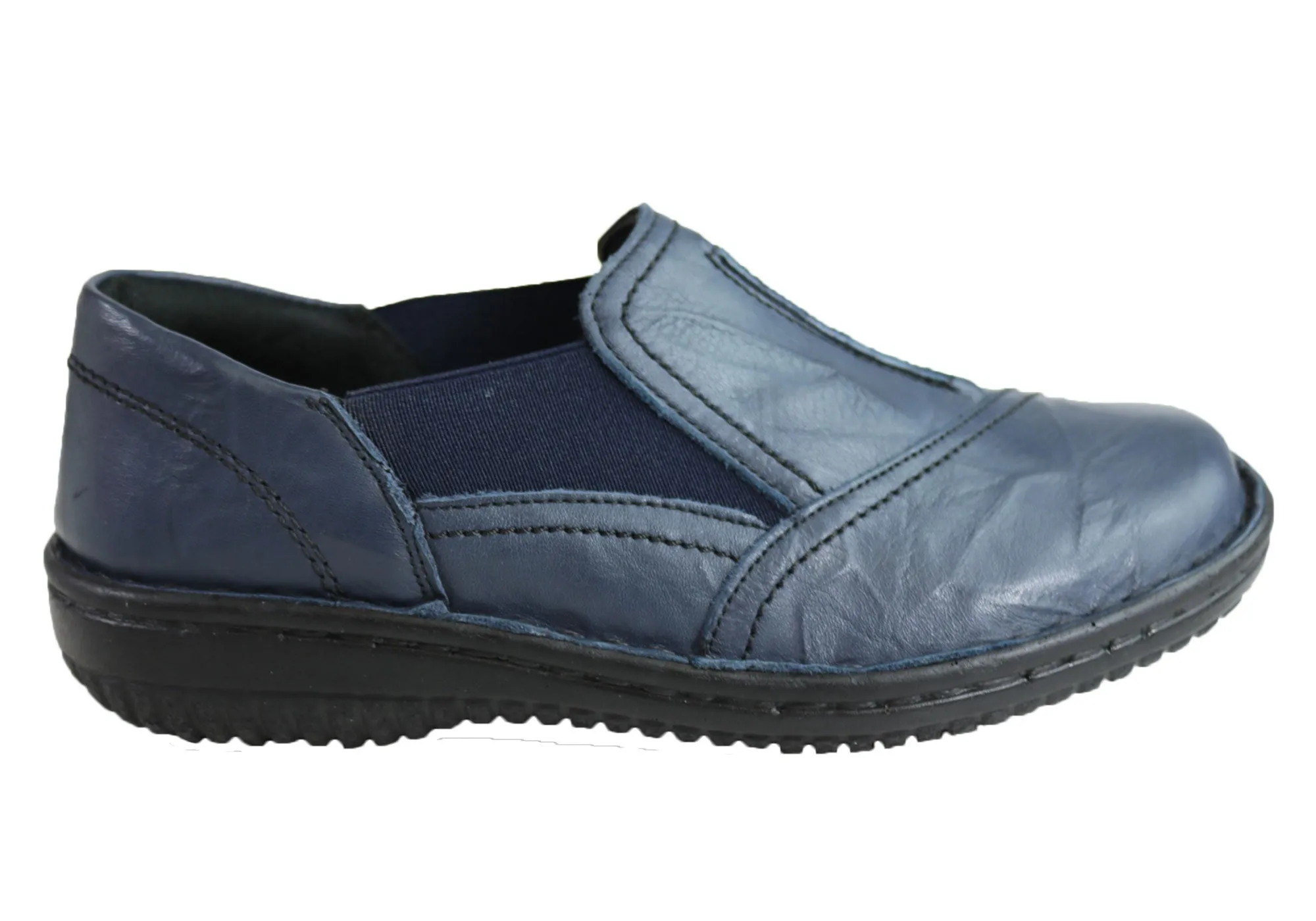 Cabello Comfort Womens 761-27 Leather Shoes Made In Turkey Cabello Comfort Shoes
