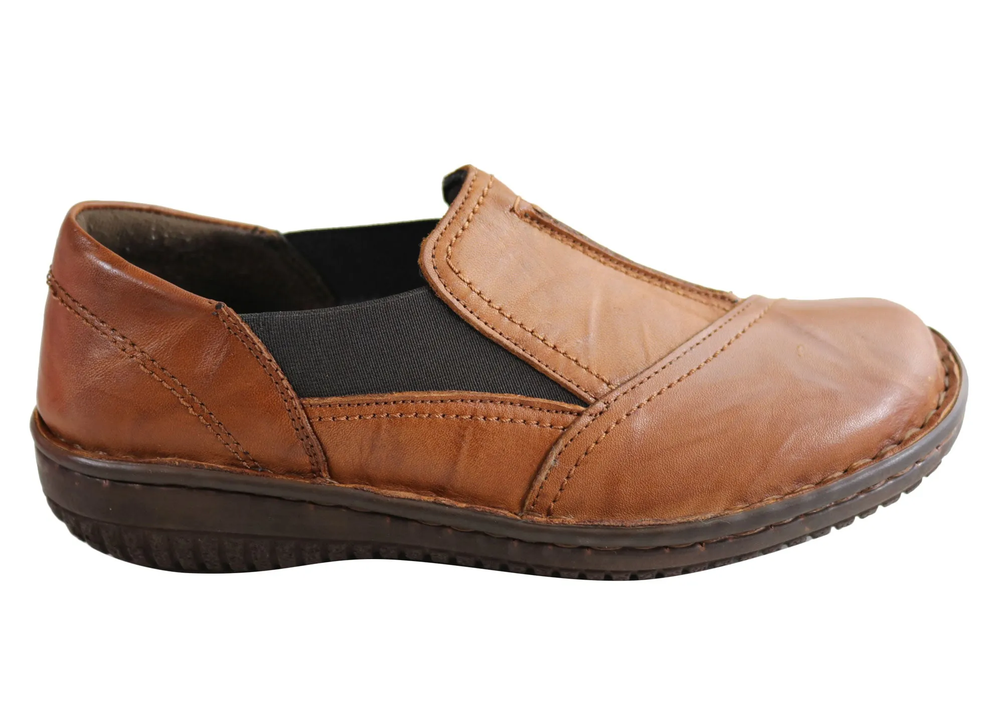 Cabello Comfort Womens 761-27 Leather Shoes Made In Turkey Cabello Comfort Shoes