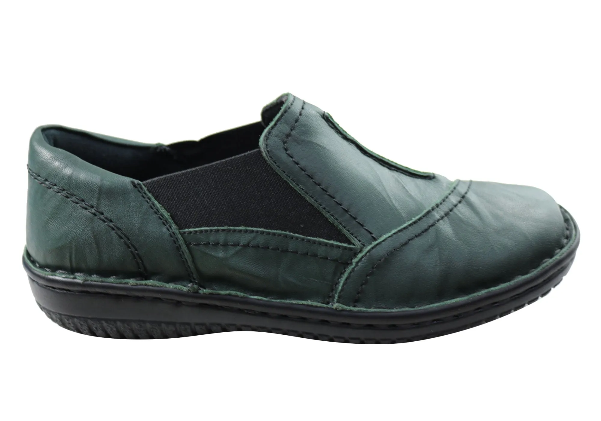 Cabello Comfort Womens 761-27 Leather Shoes Made In Turkey Cabello Comfort Shoes