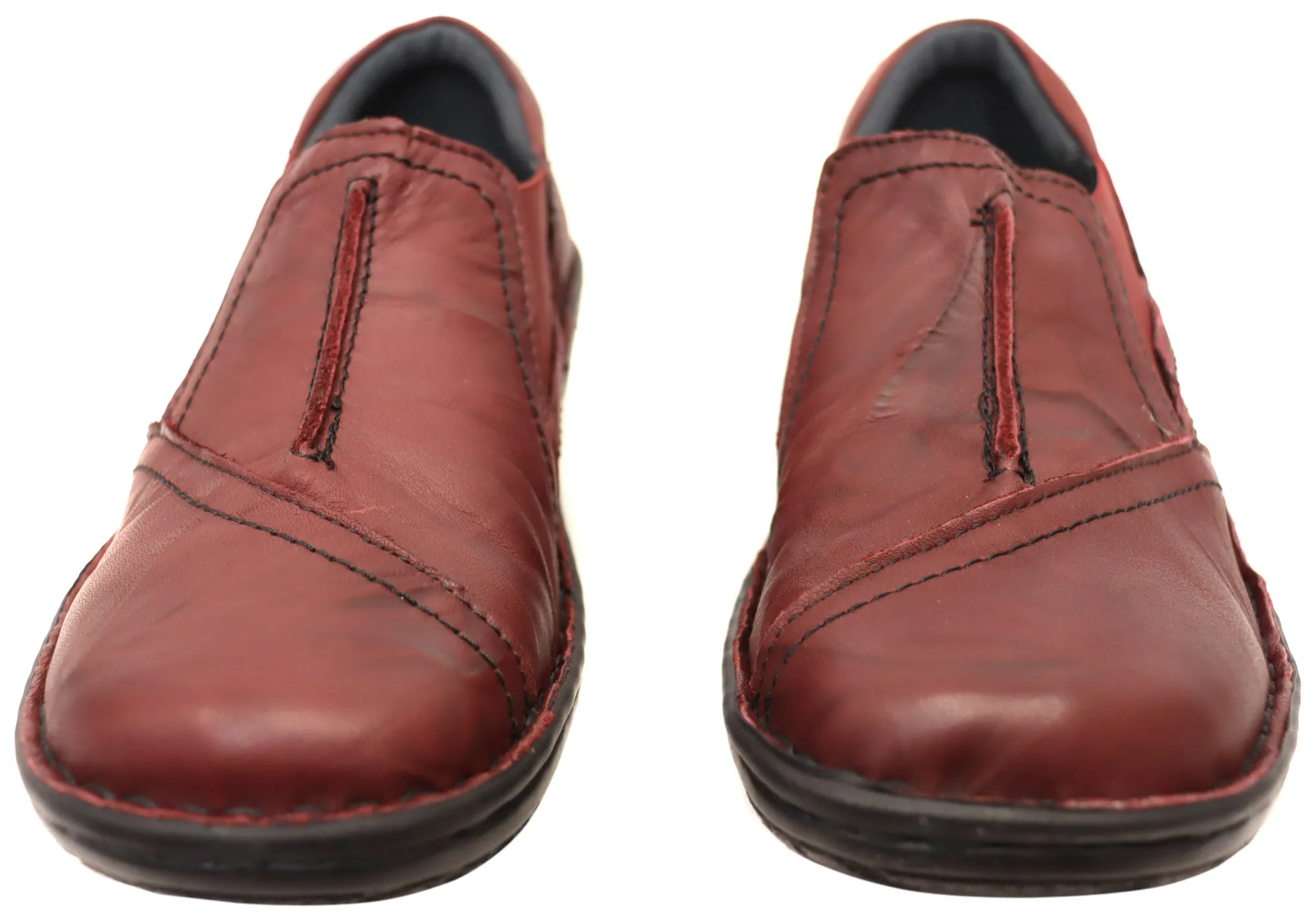 Cabello Comfort Womens 761-27 Leather Shoes Made In Turkey Cabello Comfort Shoes