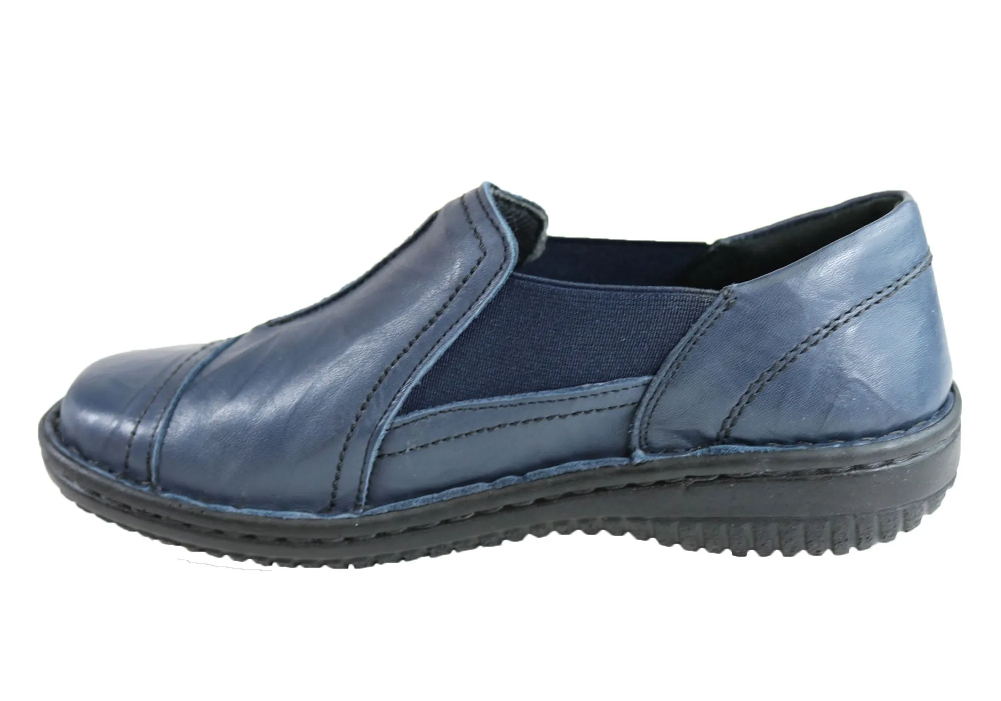 Cabello Comfort Womens 761-27 Leather Shoes Made In Turkey Cabello Comfort Shoes