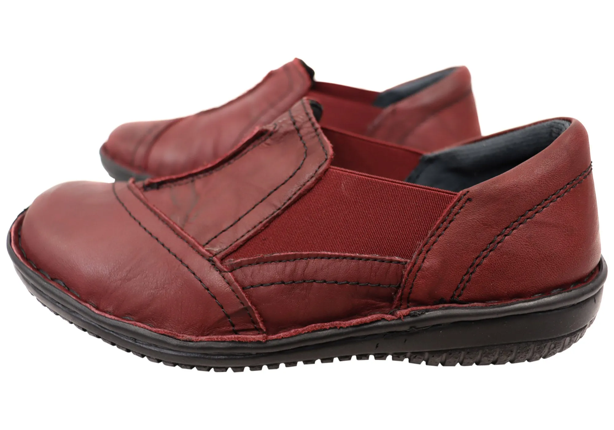 Cabello Comfort Womens 761-27 Leather Shoes Made In Turkey Cabello Comfort Shoes