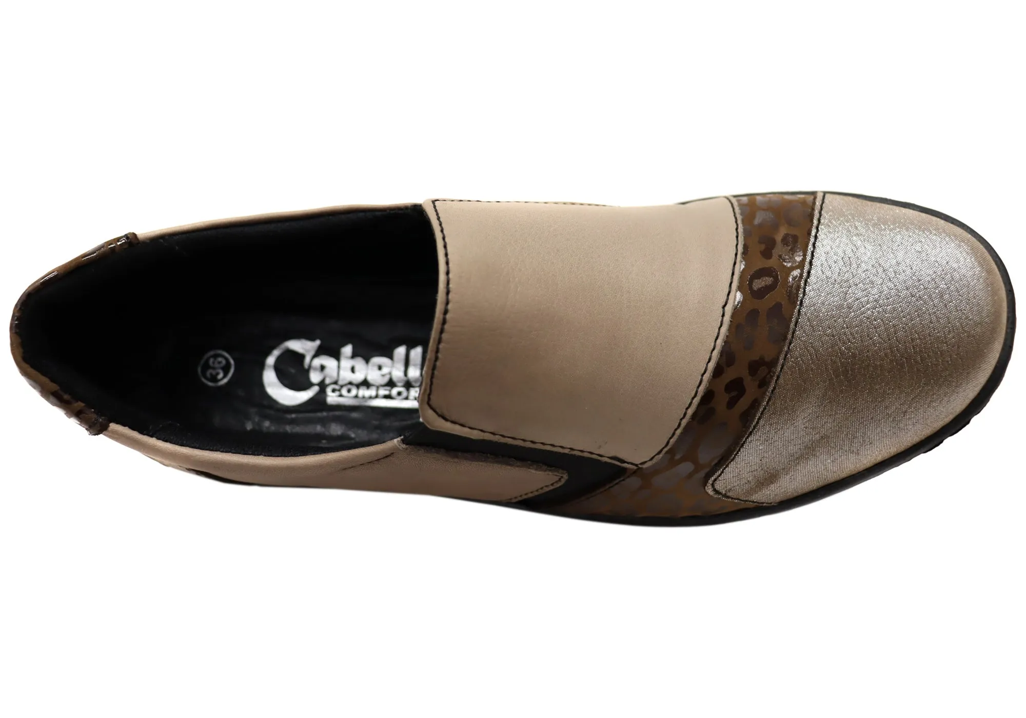 Cabello Comfort Womens CP461-18 Comfortable European Leather Shoes Cabello Comfort Shoes