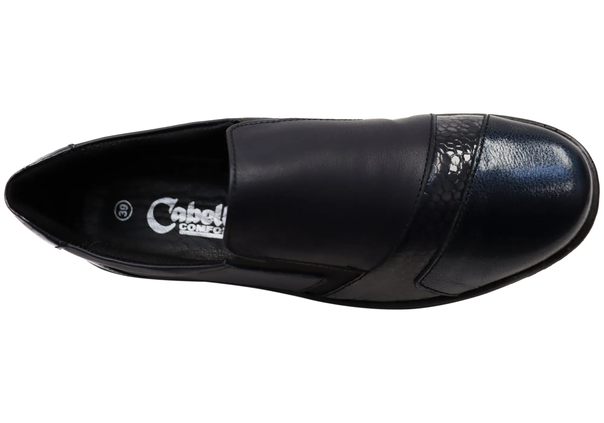 Cabello Comfort Womens CP461-18 Comfortable European Leather Shoes Cabello Comfort Shoes