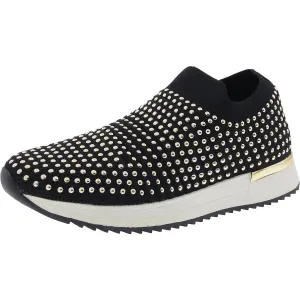 Cameron Jewel Jogger Womens Embellished Knit Slip-On Sneakers
