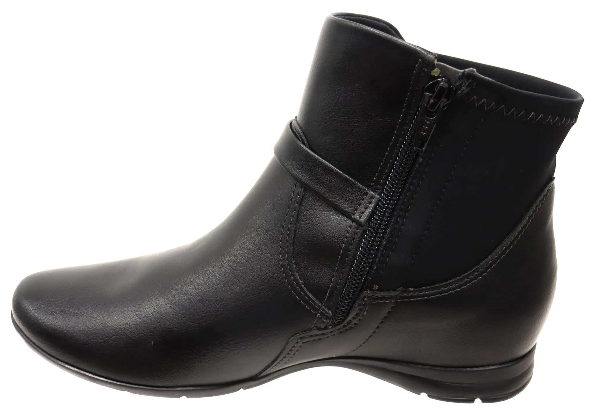 Comfortflex Helena Womens Brazilian Comfortable Ankle Boots Comfortflex Shoes