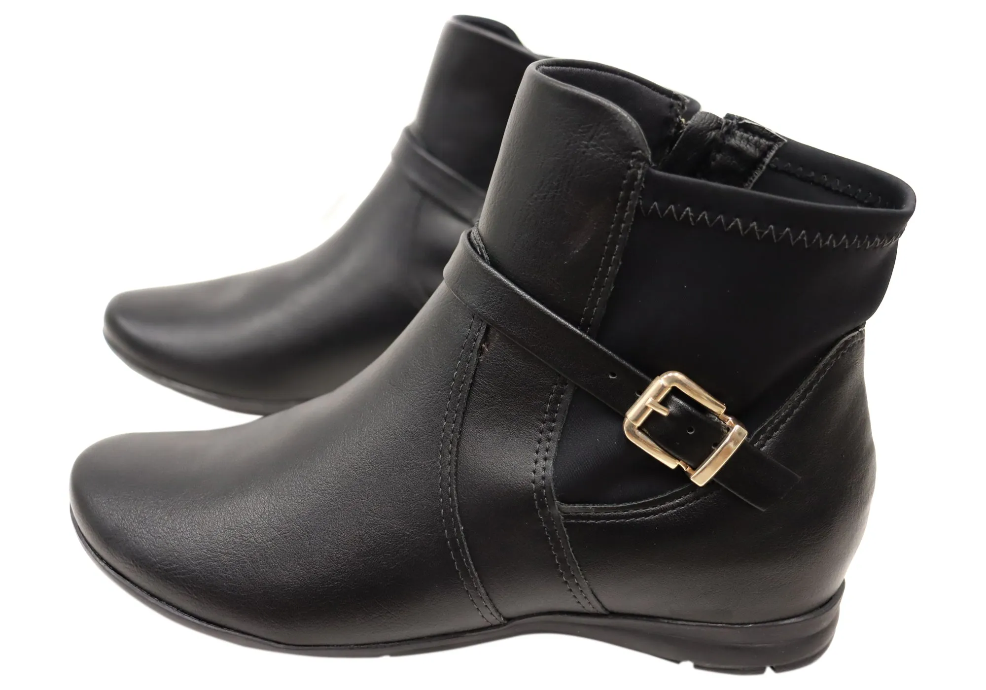 Comfortflex Helena Womens Brazilian Comfortable Ankle Boots Comfortflex Shoes