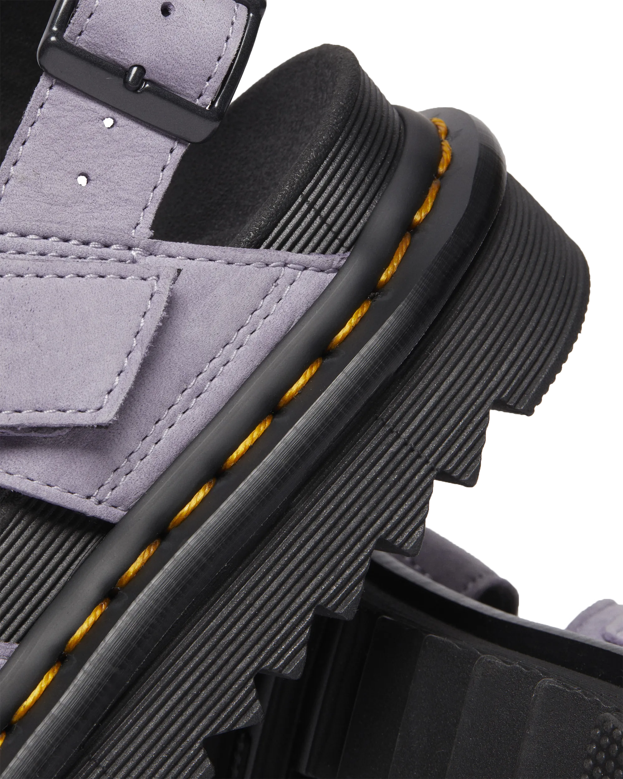 Dr Martens Shoes Voss II Buttersoft Leather Strap Sandals in Frosted Lavender
