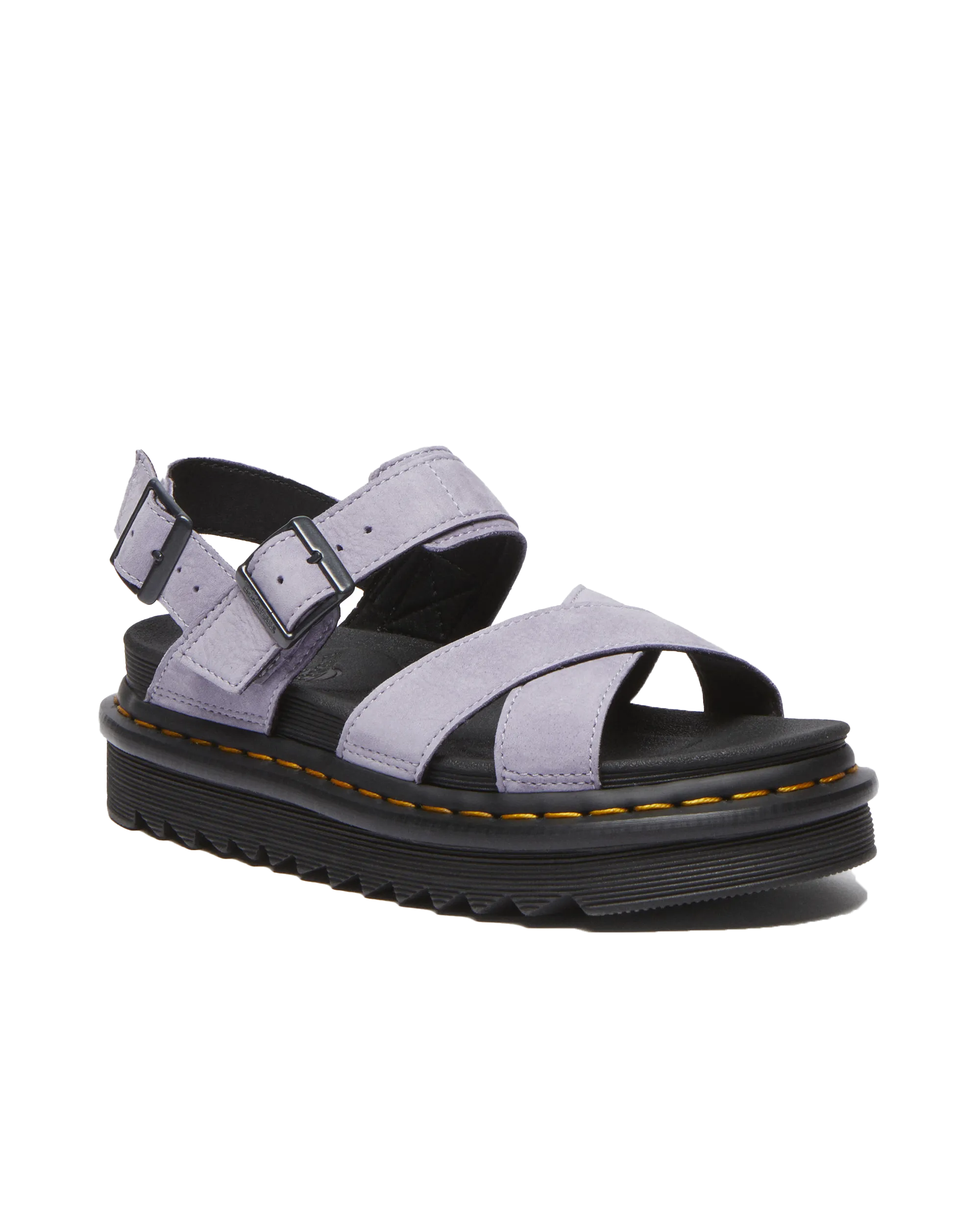 Dr Martens Shoes Voss II Buttersoft Leather Strap Sandals in Frosted Lavender