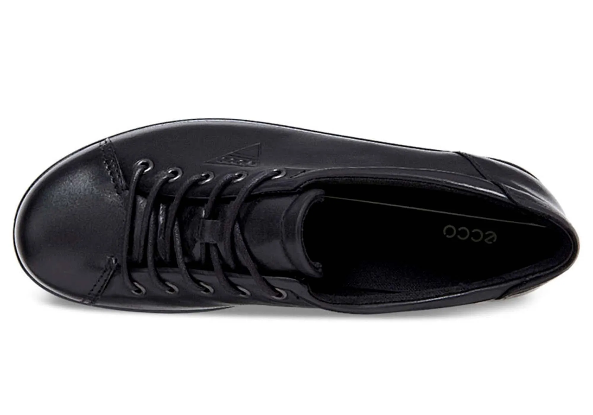 ECCO Womens Comfortable Leather Soft 2.0 Sneakers Shoes ECCO Shoes