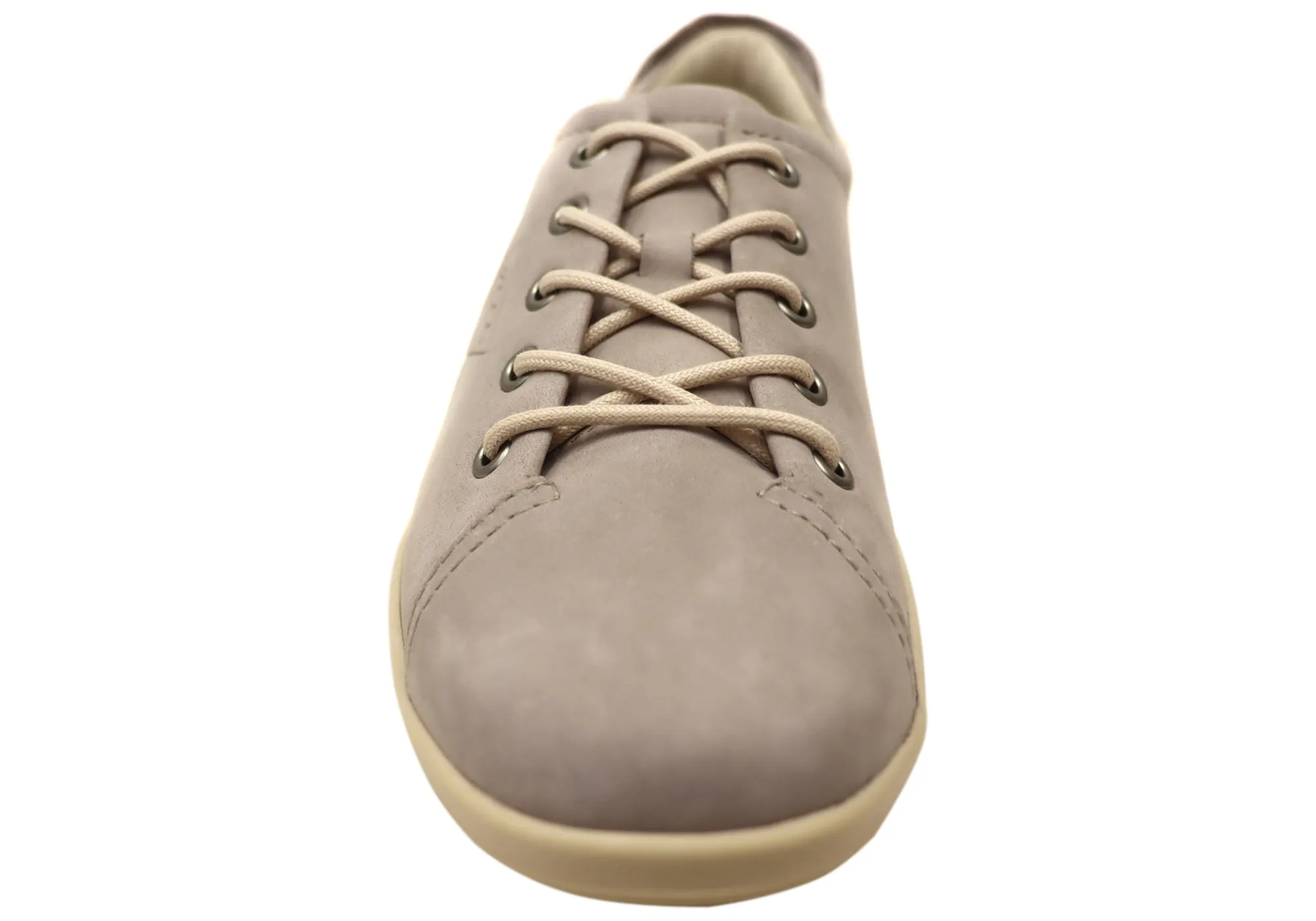 ECCO Womens Comfortable Leather Soft 2.0 Sneakers Shoes ECCO Shoes