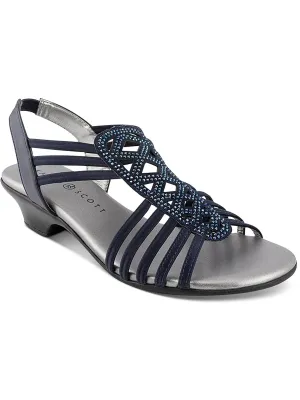 Ellya Womens Embellished Dressy Slingback Sandals