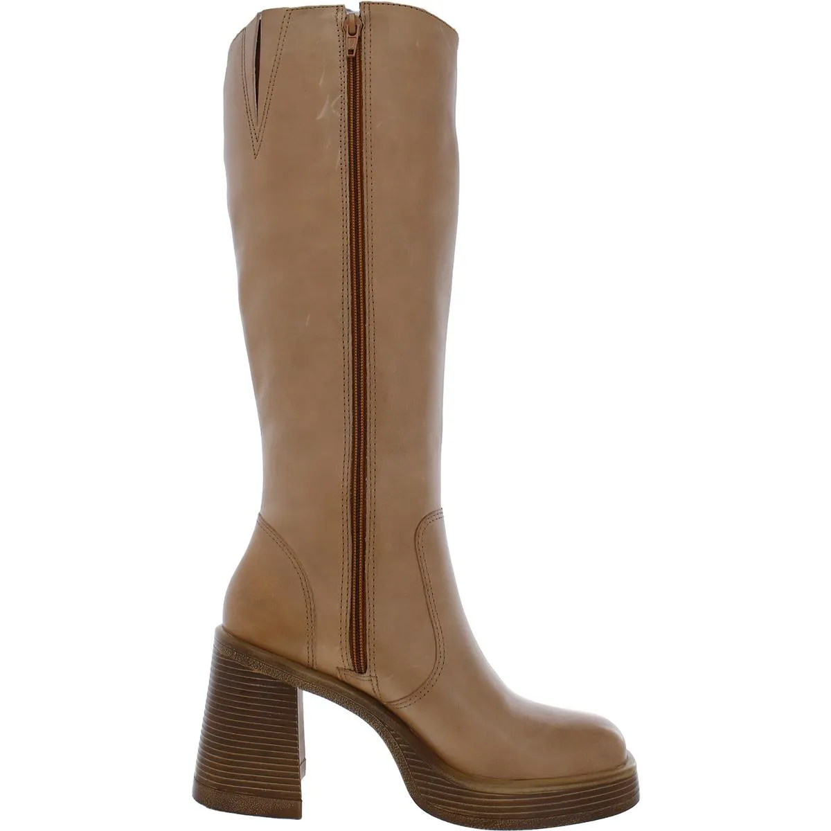 Fanatik  Womens Tall Leather Knee-High Boots