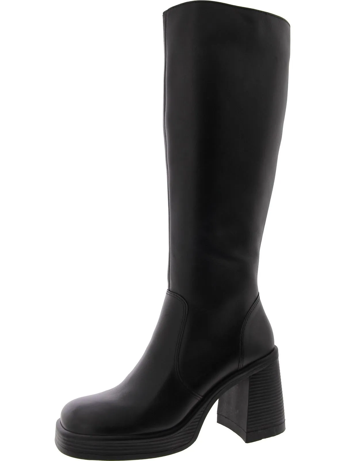 Fanatik  Womens Tall Leather Knee-High Boots