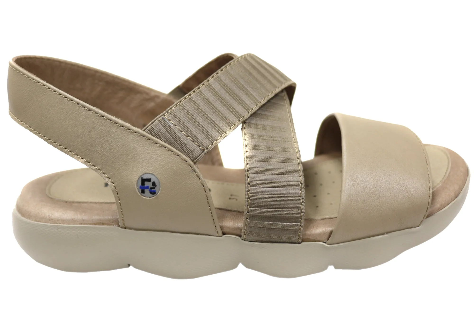 Flex & Go Dory Womens Comfort Leather Sandals Shoes Made In Portugal Flex & Go Shoes