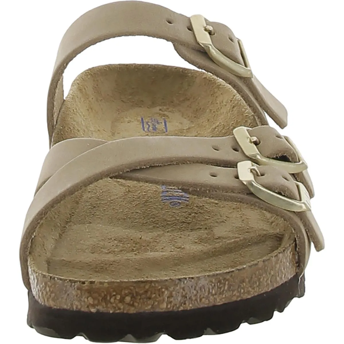 Franca Womens Nubuck Strappy Slide Sandals