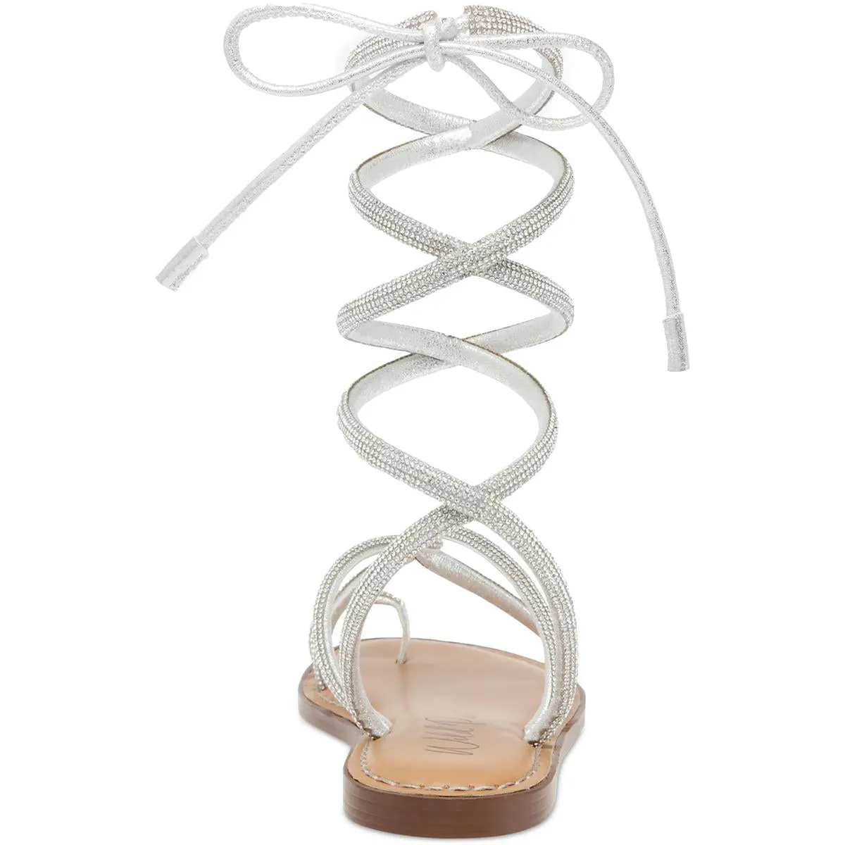 GENNIFERF Womens Wrapping Ankle Toe ring Gladiator Sandals