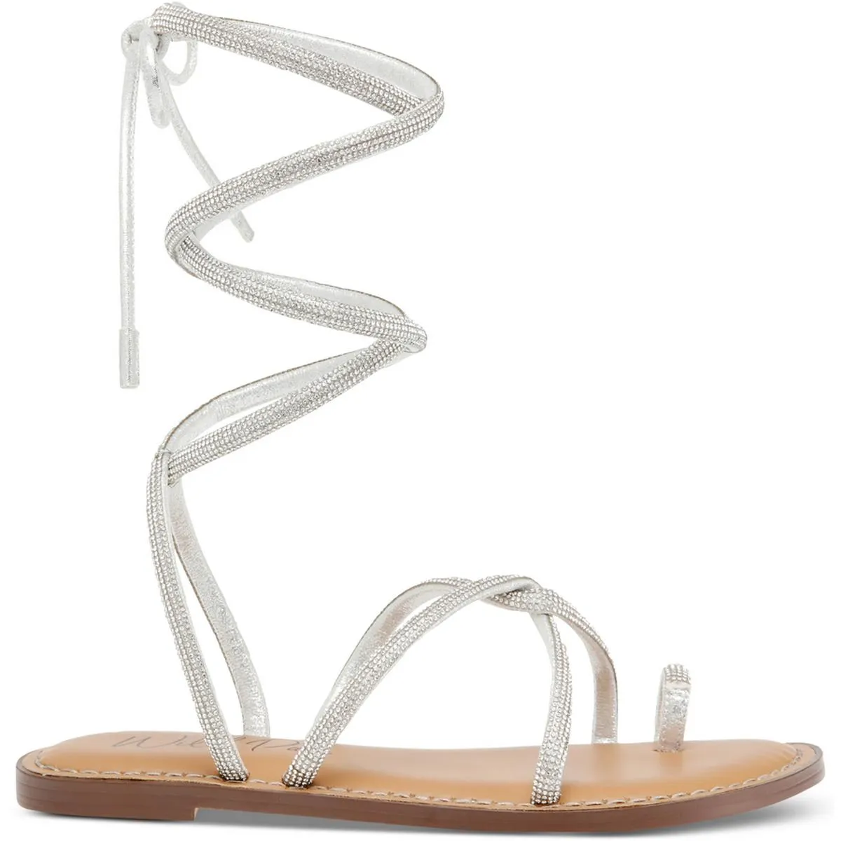 GENNIFERF Womens Wrapping Ankle Toe ring Gladiator Sandals