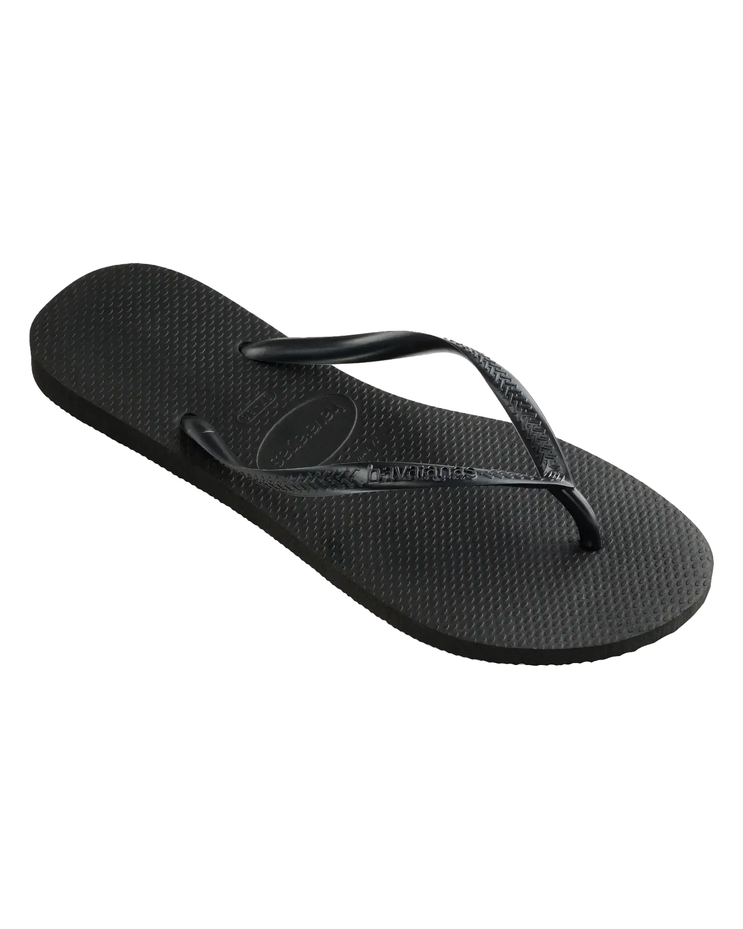 Havaianas Shoes Slim Flip Flops in Black